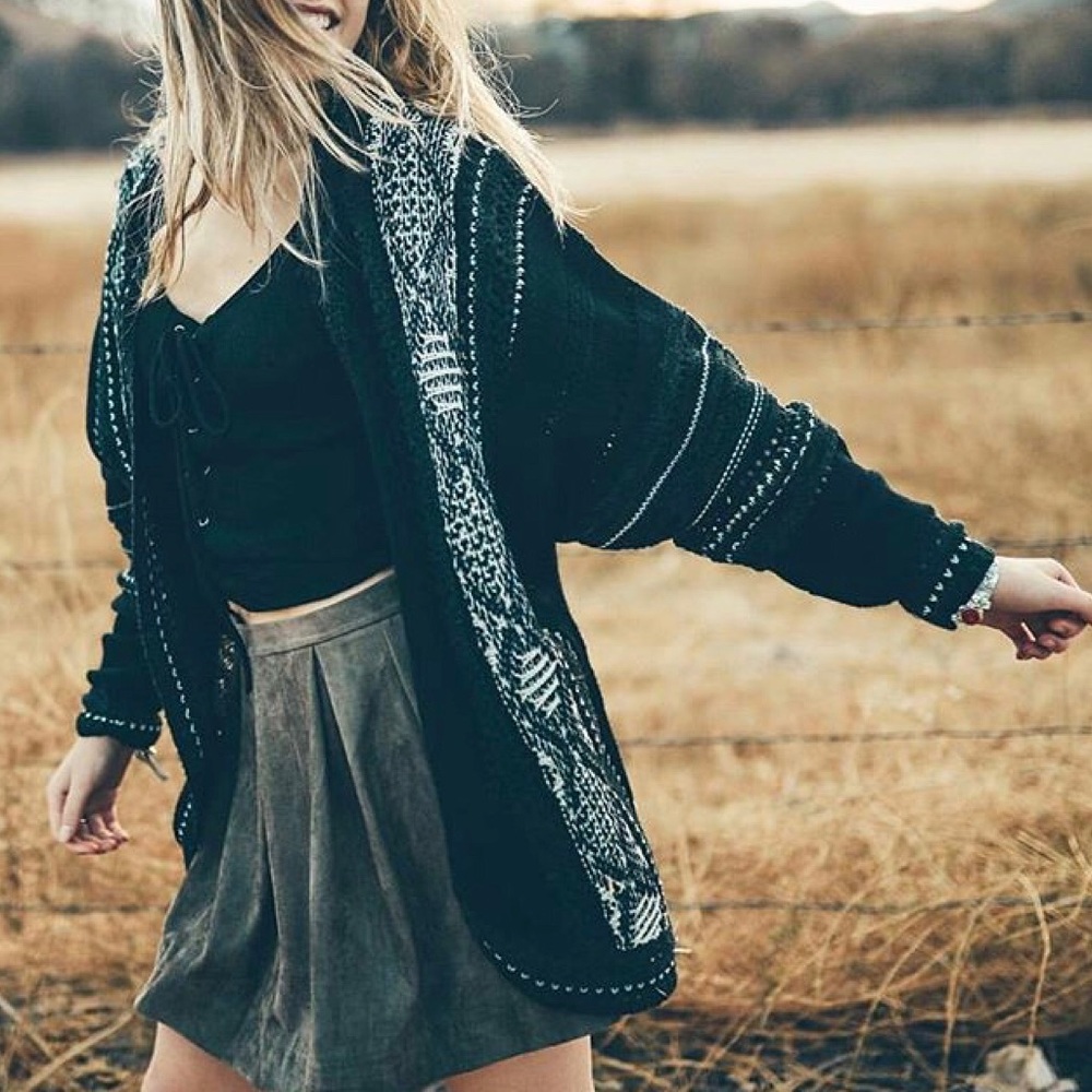 SALE 🎈 Natalia Pleated Suede Skirt